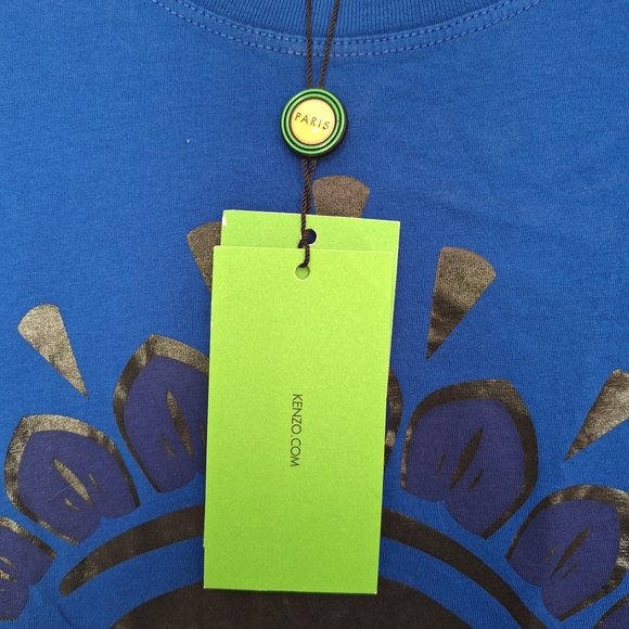 Kenzo Paris Blue Eye Men's T-Shirt - Picture 3 of 5